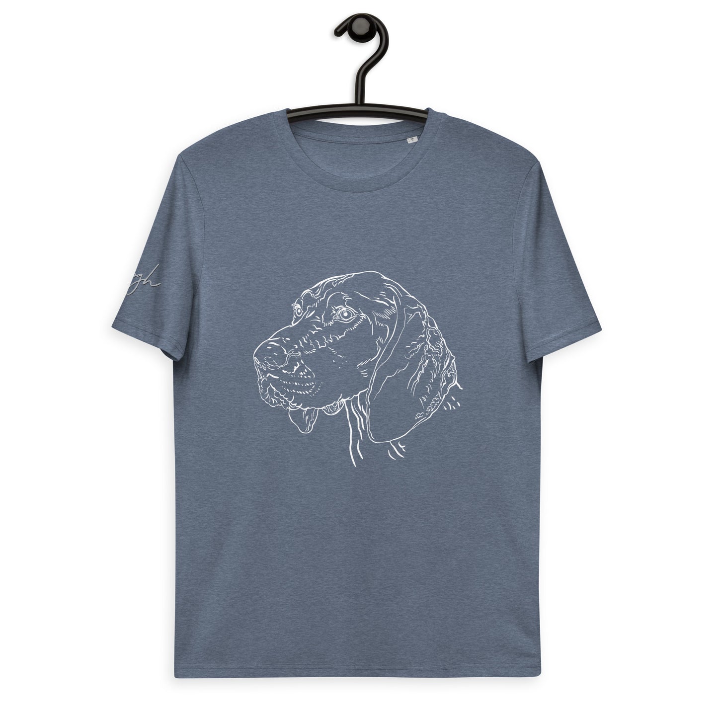 Bio Baumwoll T-Shirt mit Deutsch Kurzhaar Motiv, Nachhaltige Mode für Hunde Fans