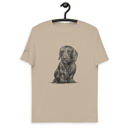 Einzigartiges Dackel T-Shirt aus Bio - Baumwolle – Ideal als Geschenk für Dackel - Liebhaber - bullogh#