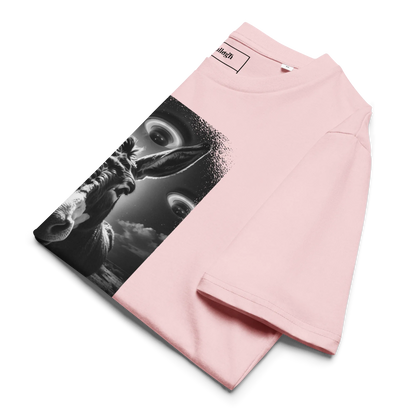 Esel und Raumschiff – T-Shirt aus Bio Baumwolle