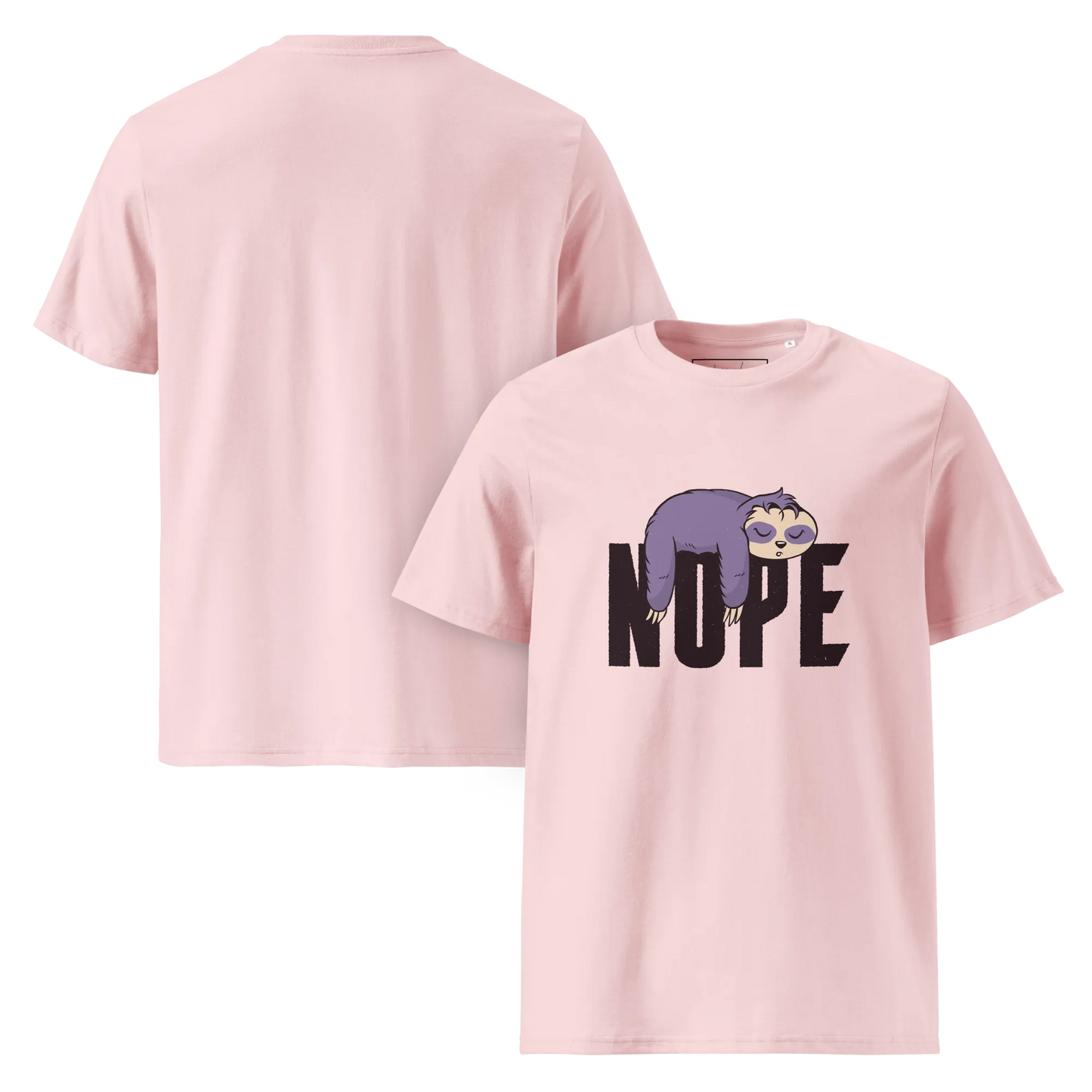 Nope – Faultier Bio-Schlafshirt für Langschläfer