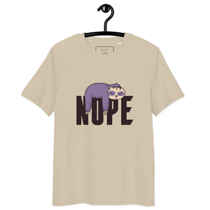 Nope – Faultier Bio-Schlafshirt für Langschläfer