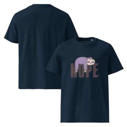 Nope – Faultier Bio-Schlafshirt für Langschläfer