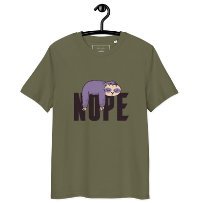 Nope – Faultier Bio-Schlafshirt für Langschläfer
