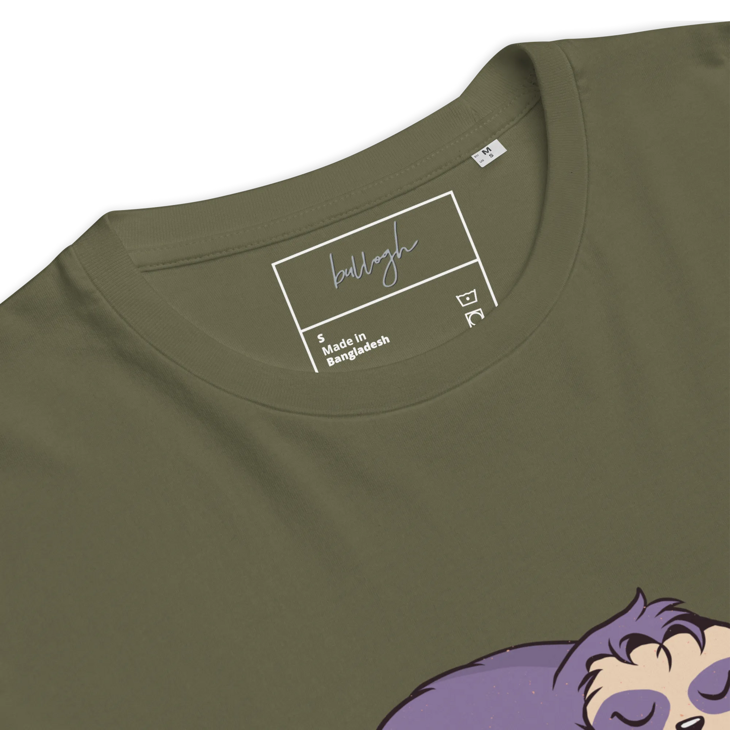 Nope – Faultier Bio-Schlafshirt für Langschläfer