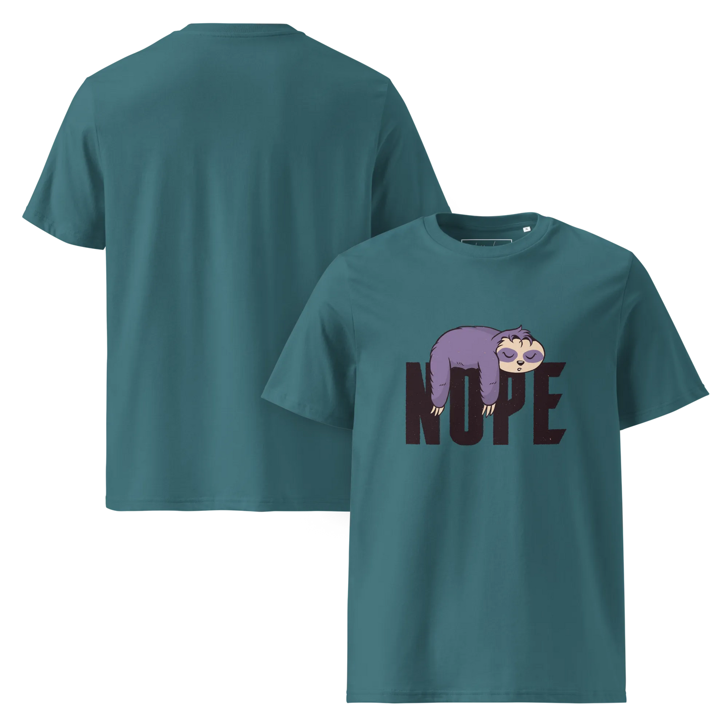 Nope – Faultier Bio-Schlafshirt für Langschläfer