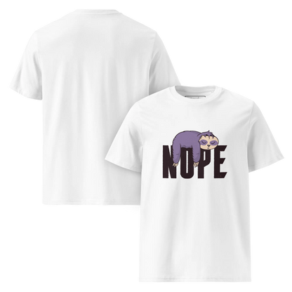 Nope – Faultier Bio-Schlafshirt für Langschläfer