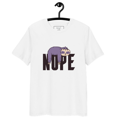 Nope – Faultier Bio-Schlafshirt für Langschläfer
