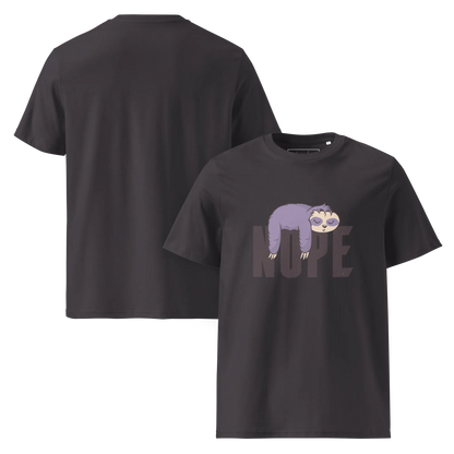 Nope – Faultier Bio-Schlafshirt für Langschläfer