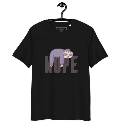 Nope – Faultier Bio-Schlafshirt für Langschläfer
