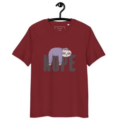 Nope – Faultier Bio-Schlafshirt für Langschläfer