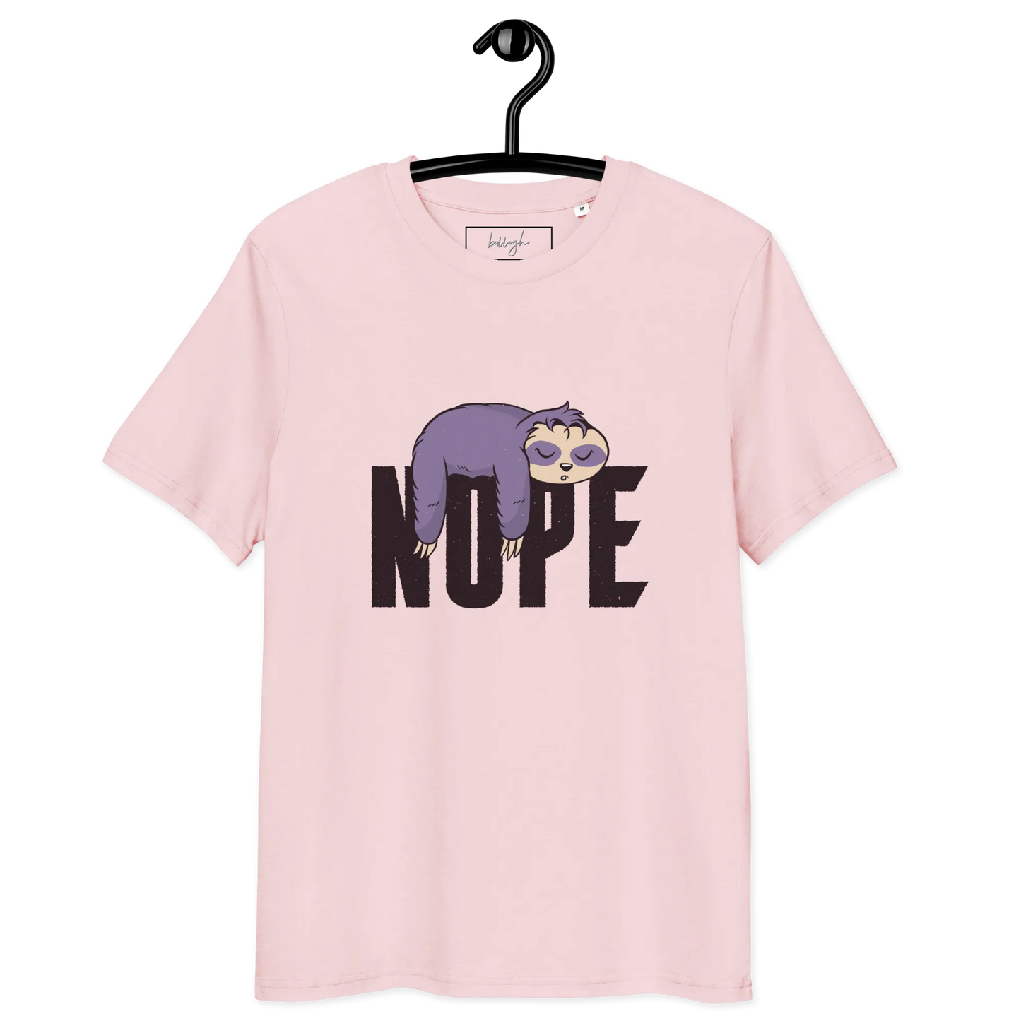 Nope – Faultier Bio-Schlafshirt für Langschläfer