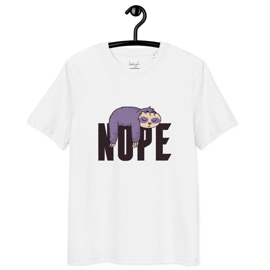 Nope – Faultier Schlafshirt aus Bio Baumwolle 🦥