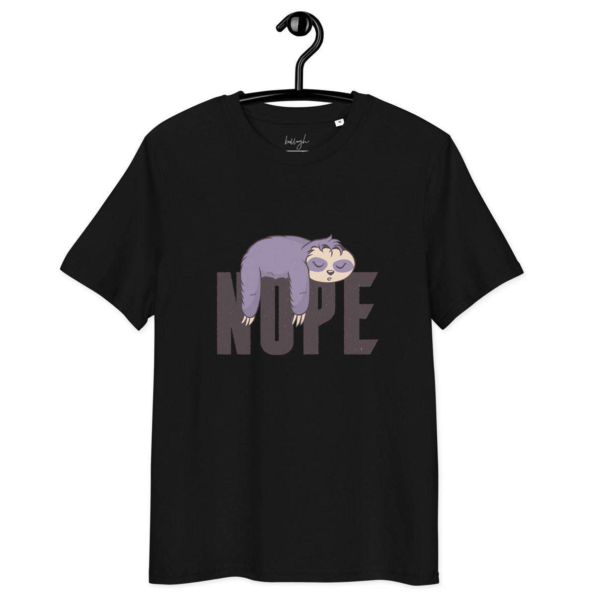 Nope – Faultier Schlafshirt aus Bio Baumwolle 🦥
