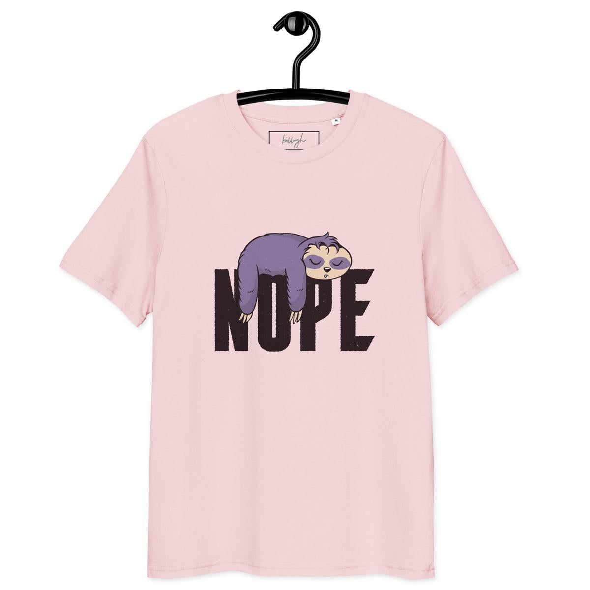 Nope – Faultier Schlafshirt aus Bio Baumwolle 🦥