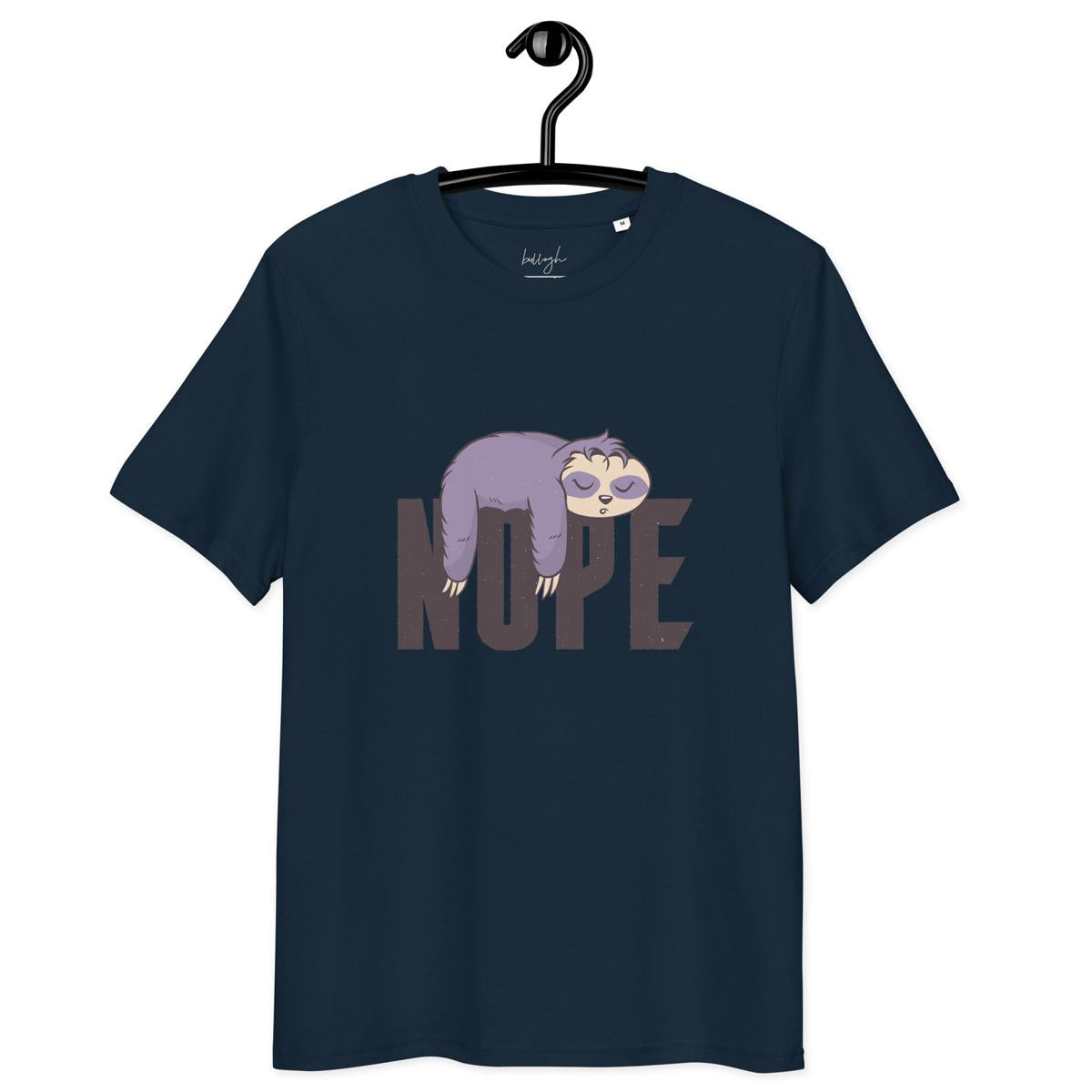 Nope – Faultier Schlafshirt aus Bio Baumwolle 🦥