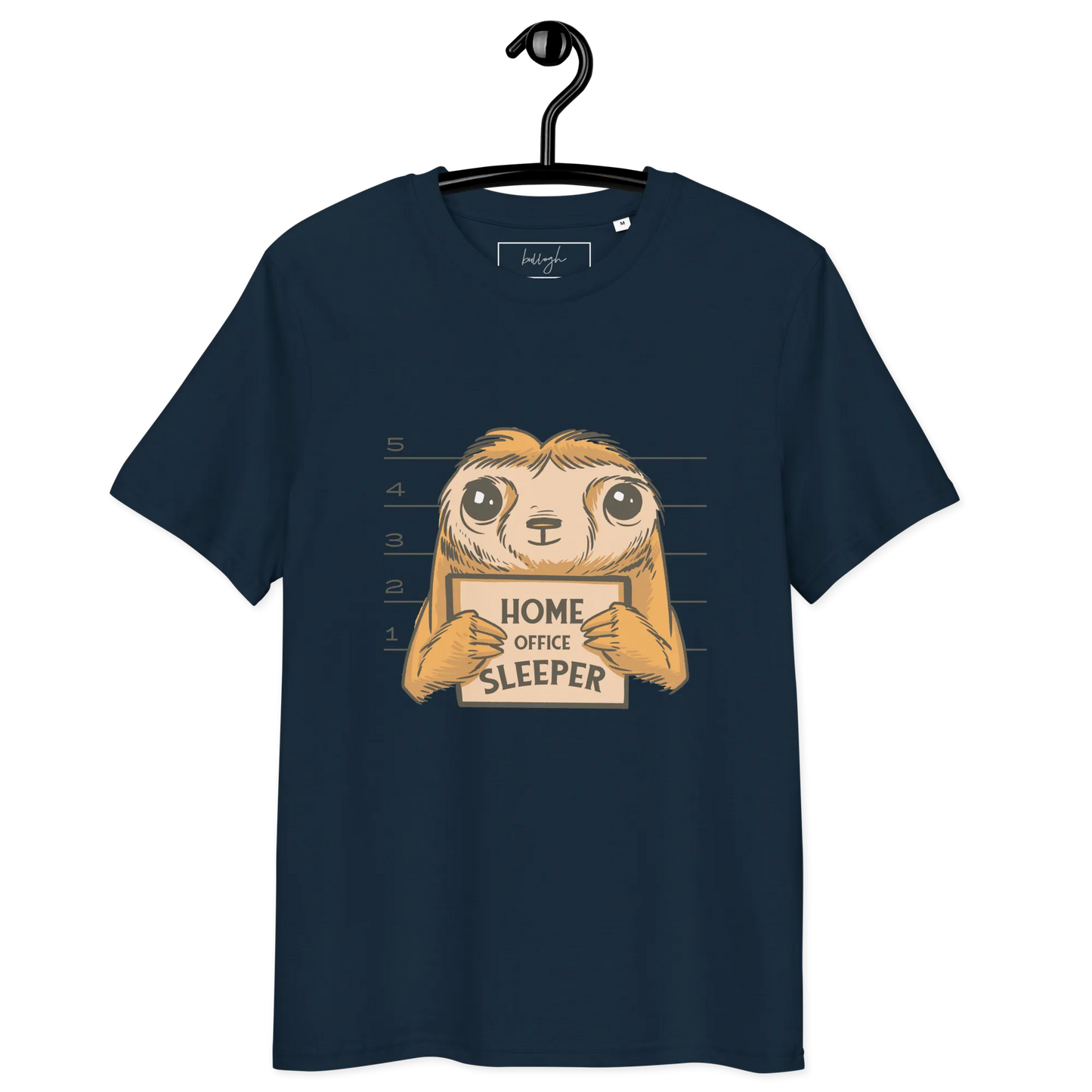 Nap & Work – Faultier Bio-Schlafshirt für Langschläfer