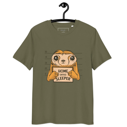 Nap & Work – Faultier Bio-Schlafshirt für Langschläfer