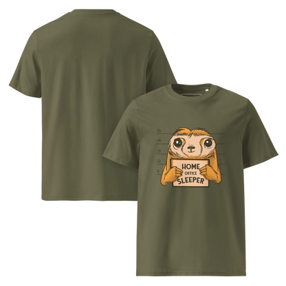 Nap & Work – Faultier Bio-Schlafshirt für Langschläfer