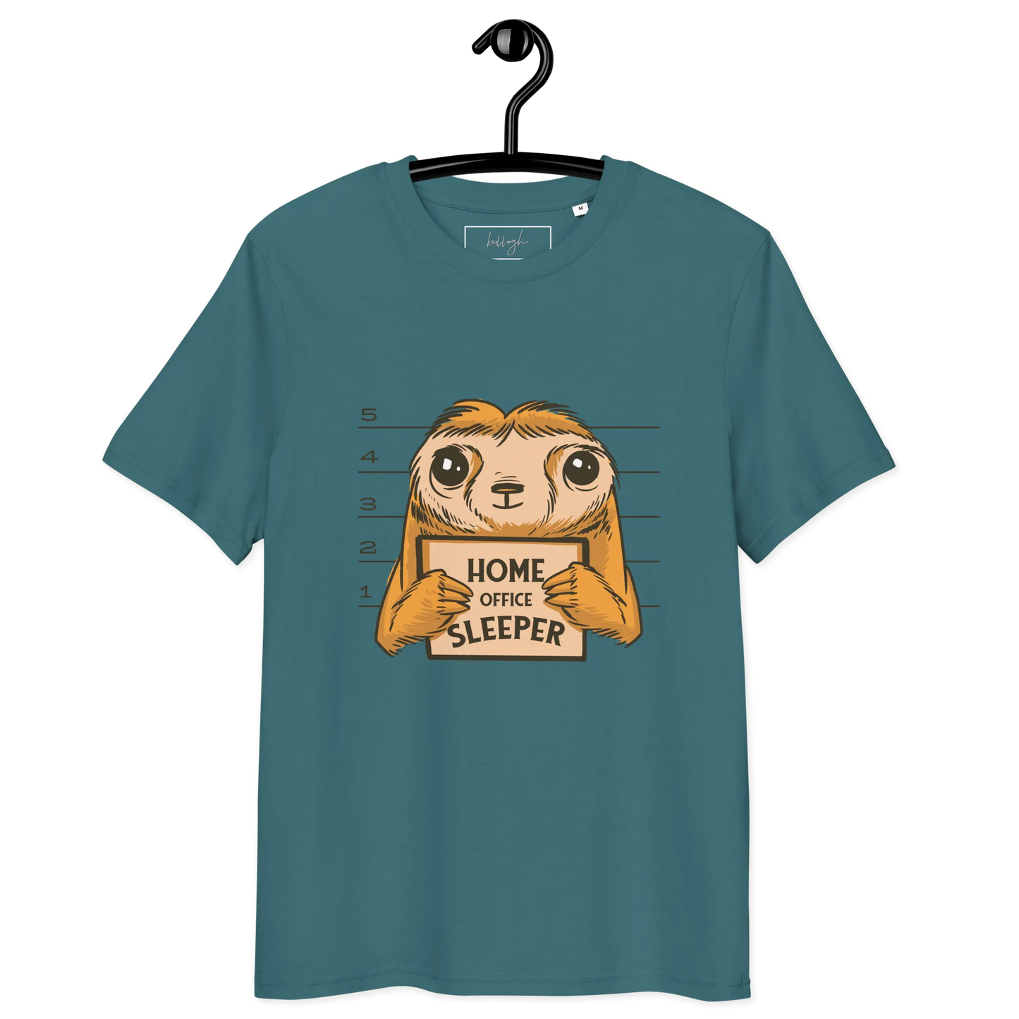Nap & Work – Faultier Bio-Schlafshirt für Langschläfer