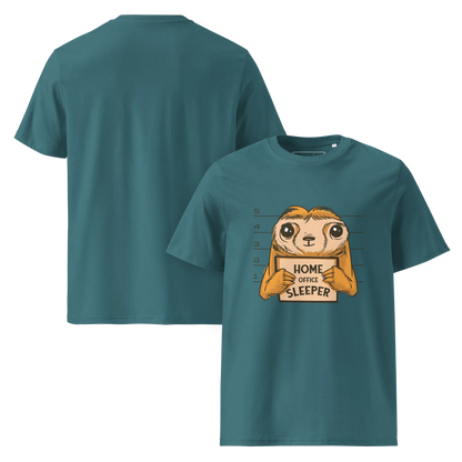 Nap & Work – Faultier Bio-Schlafshirt für Langschläfer