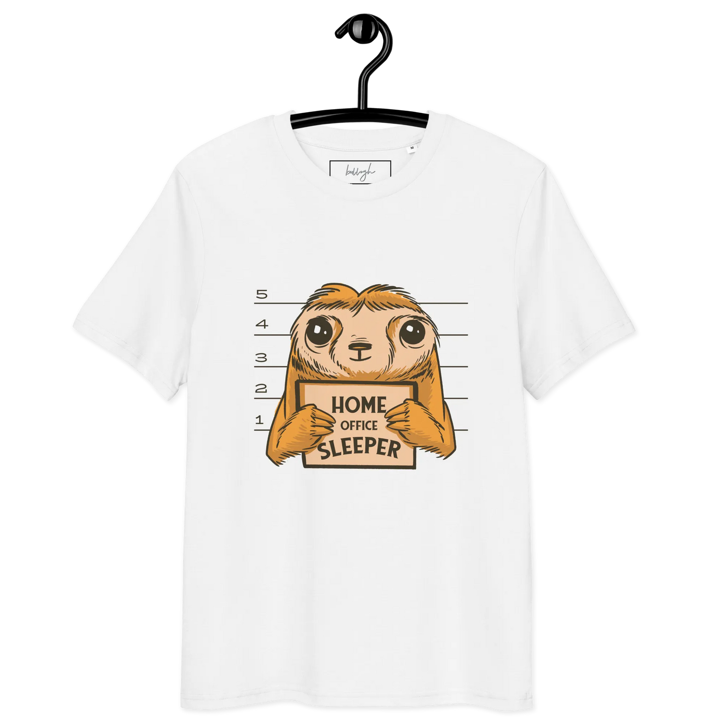 Nap & Work – Faultier Bio-Schlafshirt für Langschläfer