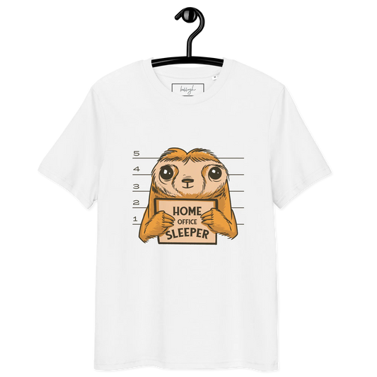 Nap & Work – Faultier Bio-Schlafshirt für Langschläfer