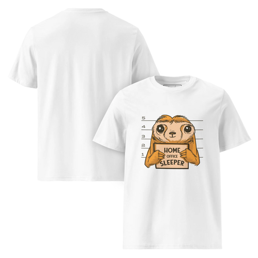 Nap & Work – Faultier Bio-Schlafshirt für Langschläfer