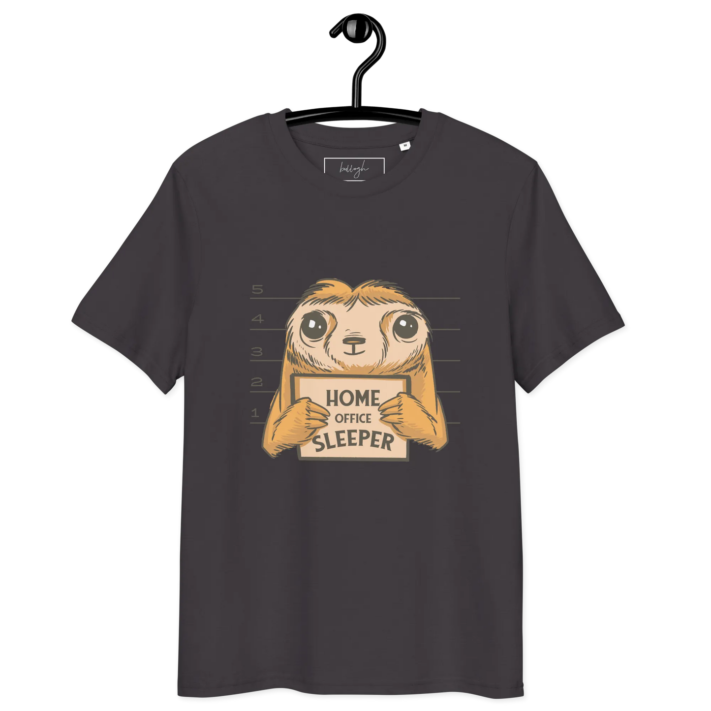 Nap & Work – Faultier Bio-Schlafshirt für Langschläfer