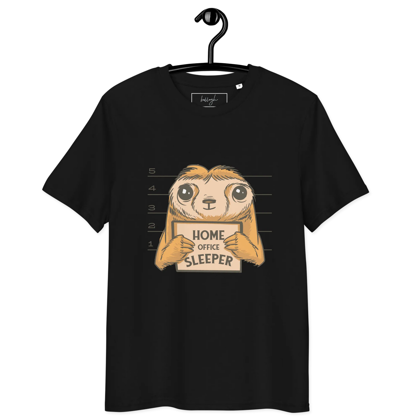 Nap & Work – Faultier Bio-Schlafshirt für Langschläfer