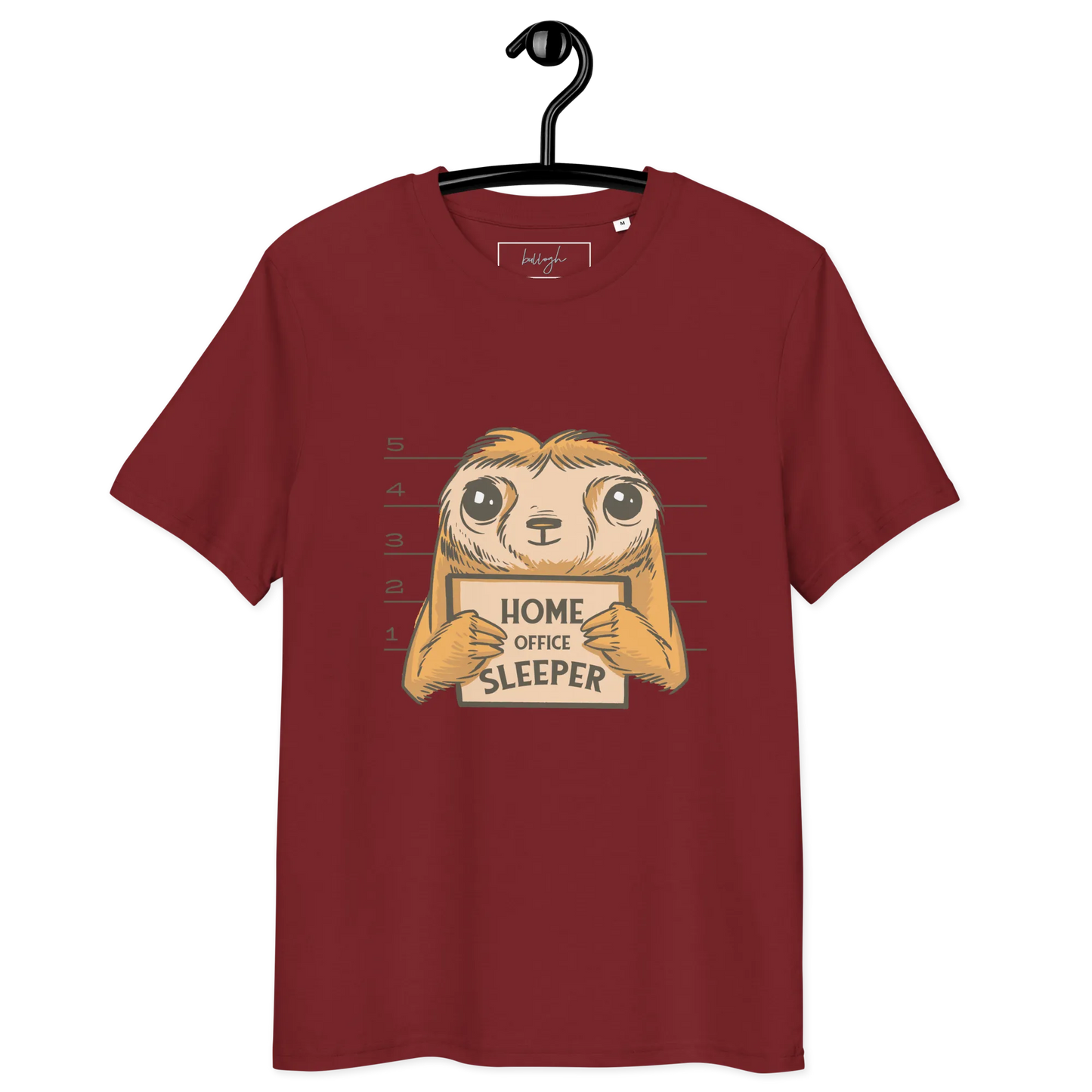 Nap & Work – Faultier Bio-Schlafshirt für Langschläfer