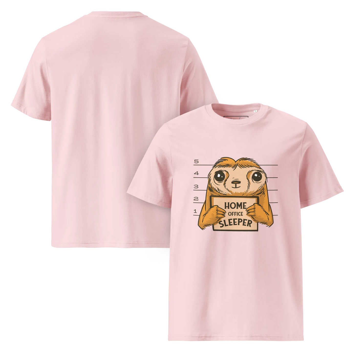 Nap & Work – Faultier Bio-Schlafshirt für Langschläfer