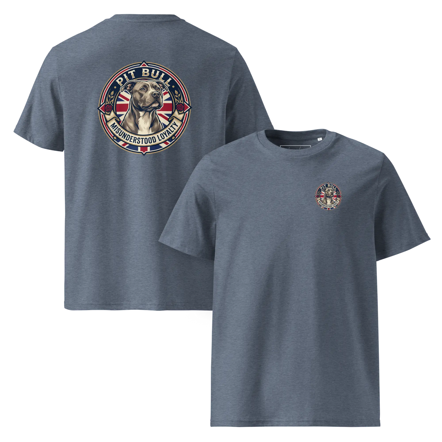 Pitbull Dog Badge – Bio-T-Shirt | bullogh