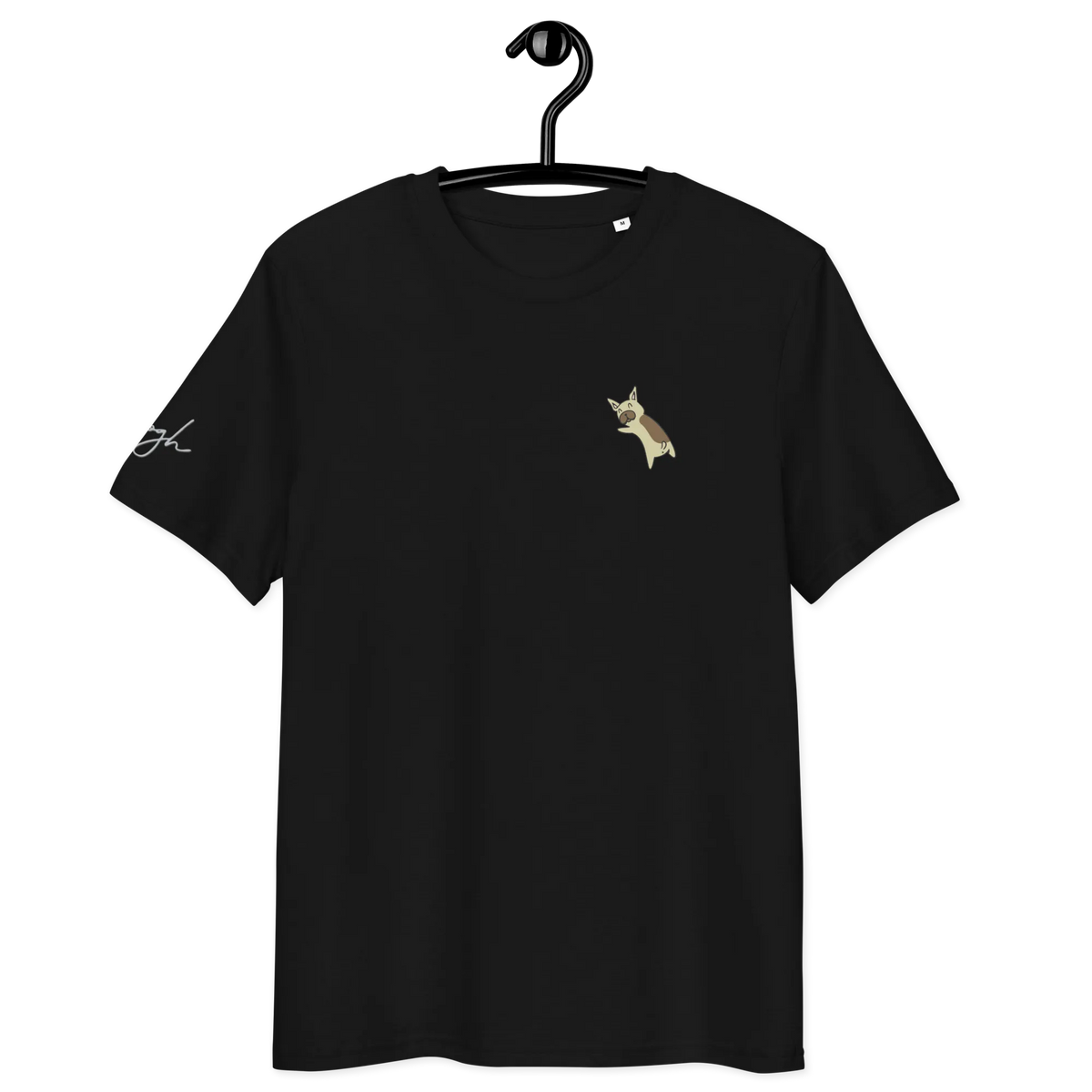 Frenchie Cartoon T-Shirt aus Bio-Baumwolle – V3