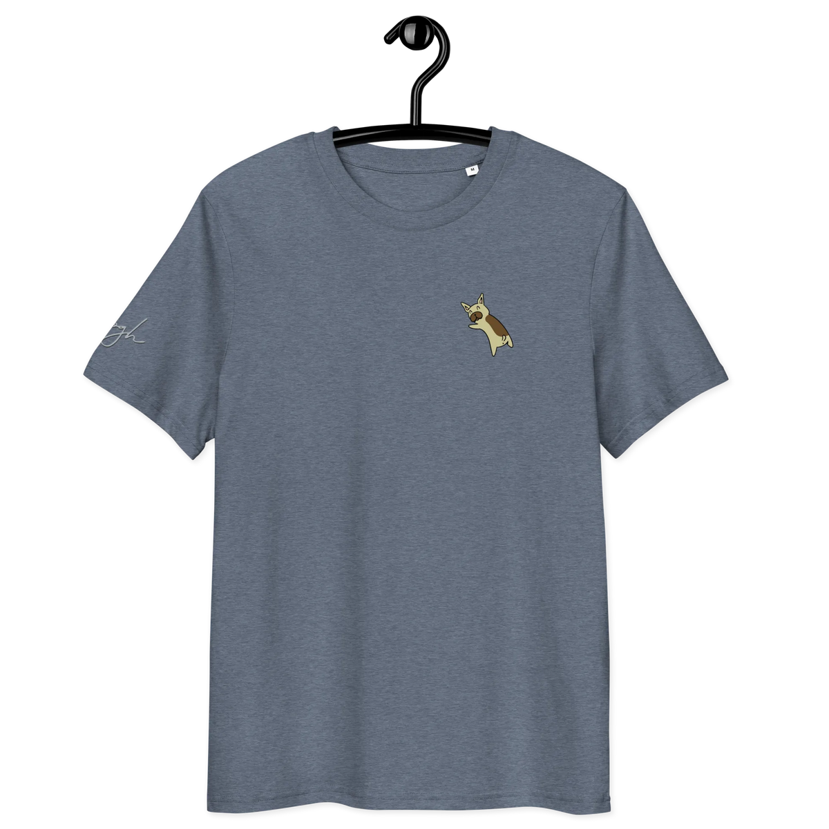 Frenchie Cartoon T-Shirt aus Bio-Baumwolle – V3