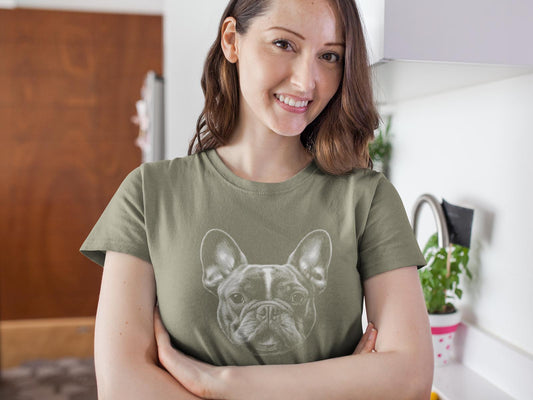 Frenchie Shadow Dogs Shirt – Stylisches Bio-T-Shirt für Hundeliebhaber