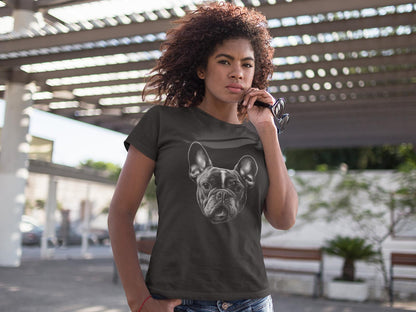 Frenchie Shadow Dogs Shirt – Stylisches Bio-T-Shirt für Hundeliebhaber