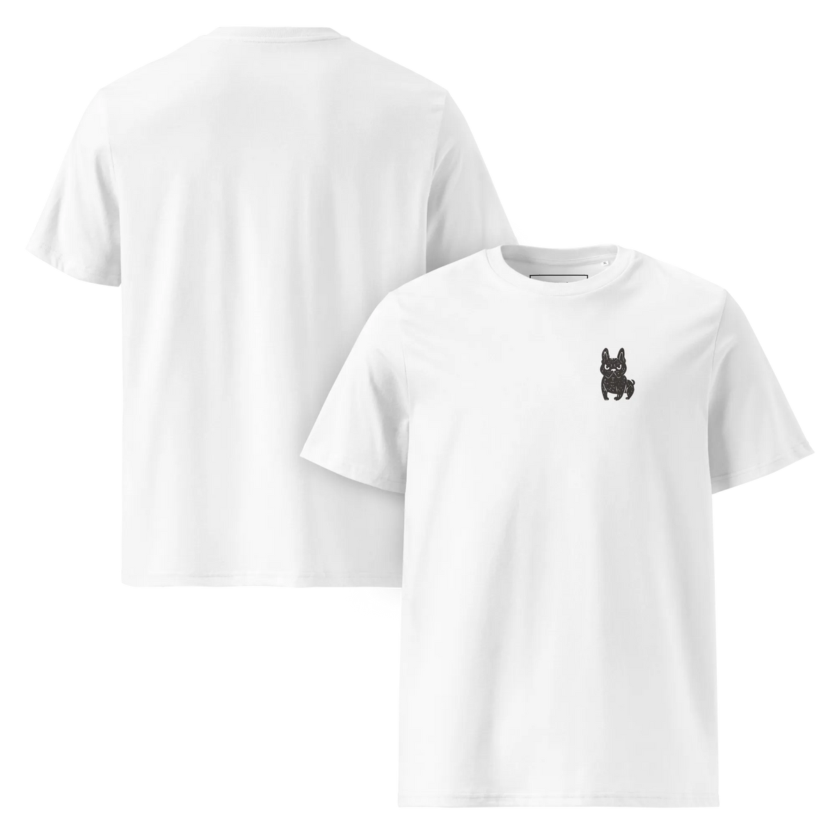 Grumpy Frenchie Klassik – T-Shirt aus Bio Baumwolle