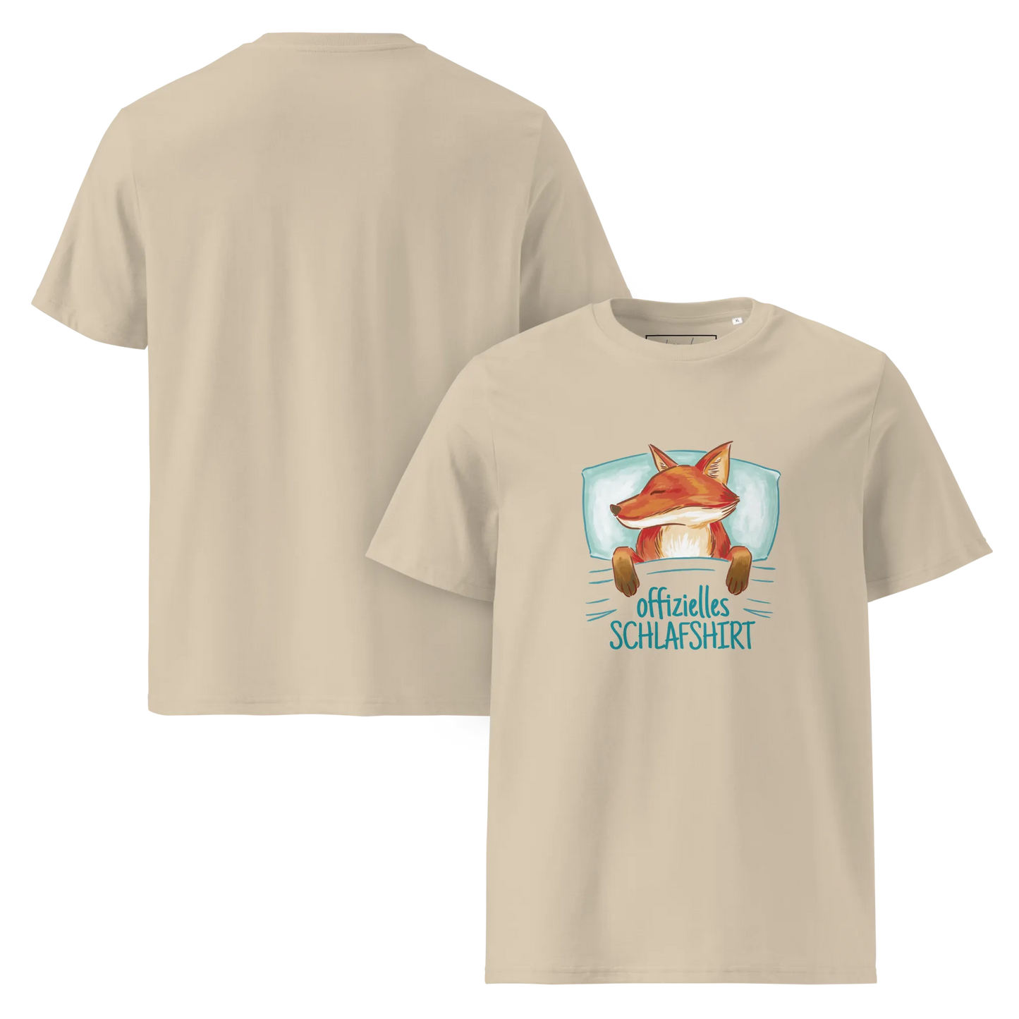Foxy Dreams – Bio-Schlafshirt mit Fuchs-Design
