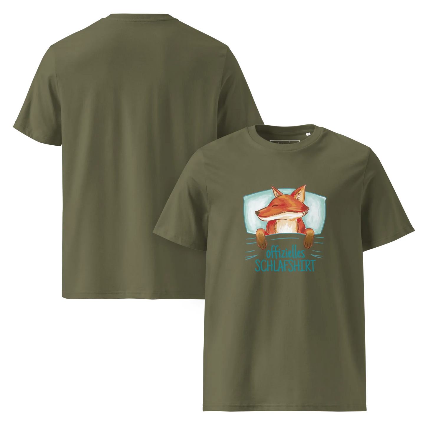 Foxy Dreams – Bio-Schlafshirt mit Fuchs-Design
