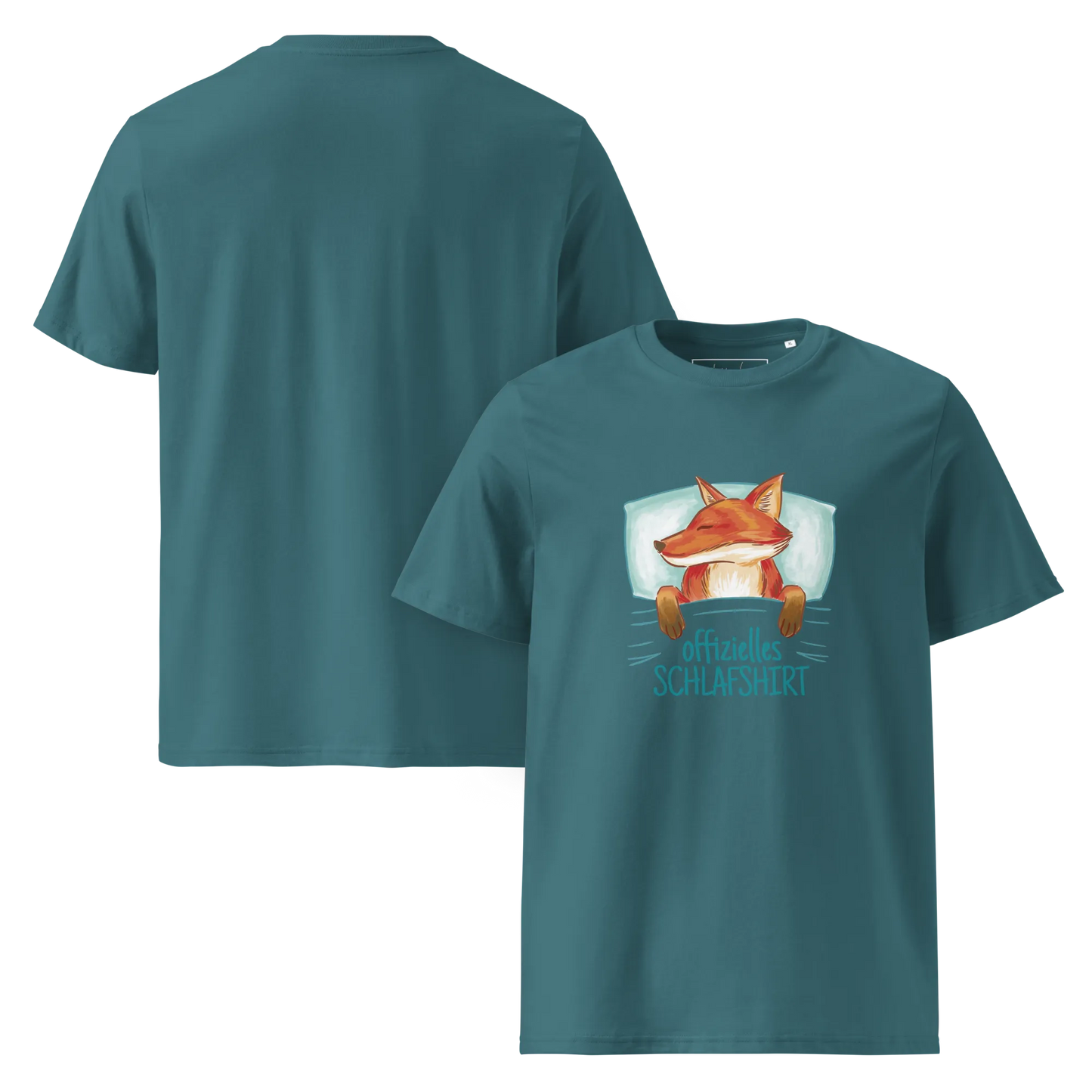 Foxy Dreams – Bio-Schlafshirt mit Fuchs-Design