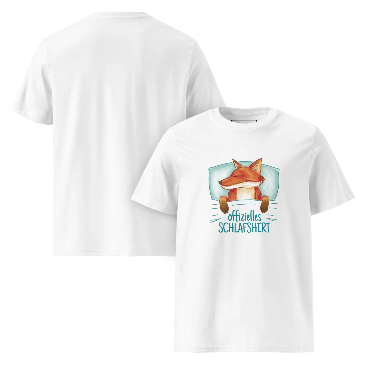 Foxy Dreams – Bio-Schlafshirt mit Fuchs-Design