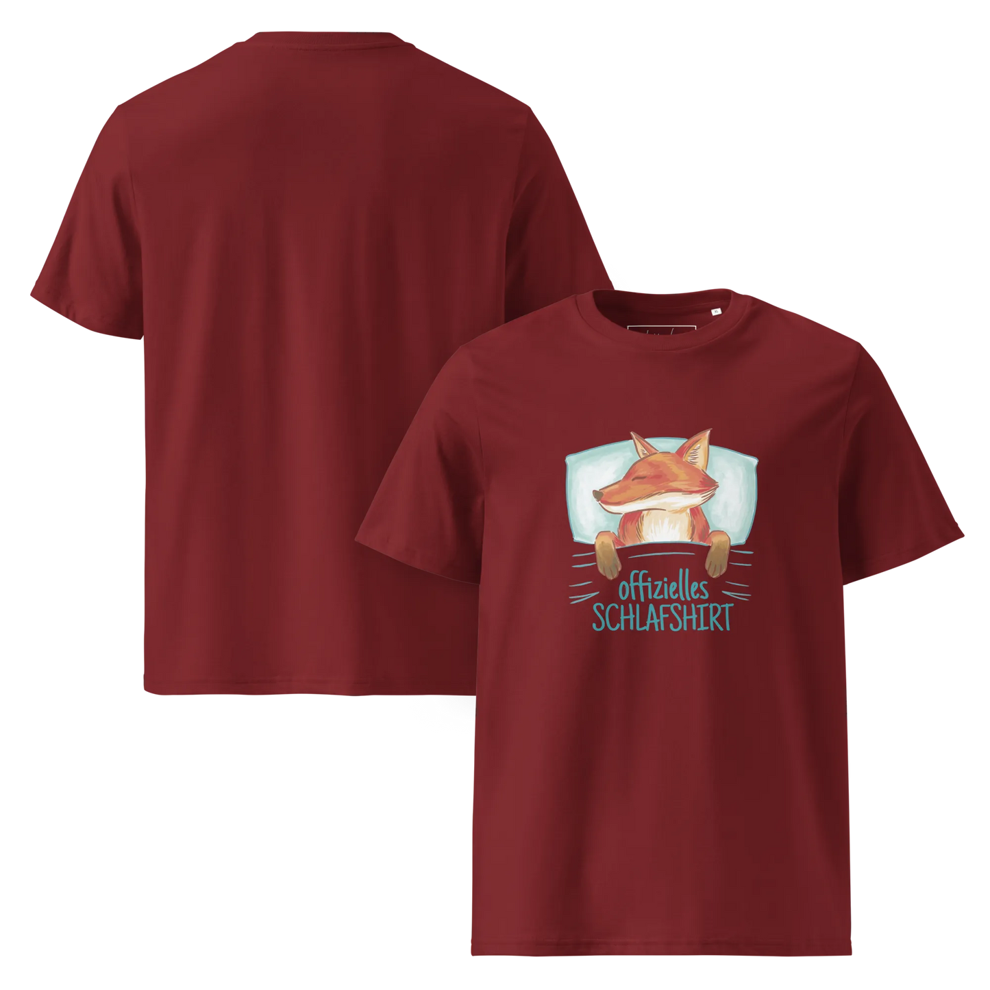 Foxy Dreams – Bio-Schlafshirt mit Fuchs-Design