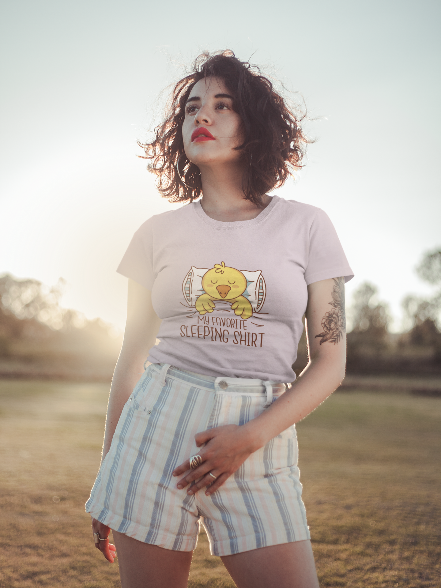 Birdie Dreams – Bio-Schlafshirt mit Vogel-Design