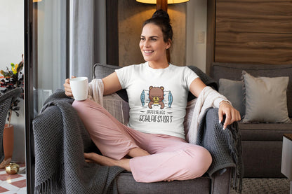 Gemütliches Bio - Baumwolle Schlafshirt mit Bärchen Design – Für erholsame Nächte - bullogh#