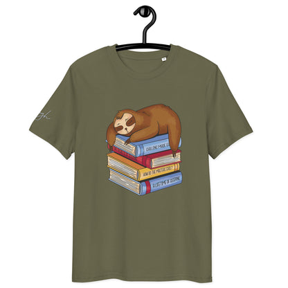 Gemütliches Faultier T-Shirt aus Bio - Baumwolle – Schlafshirt für Entspannte Nächte - bullogh#