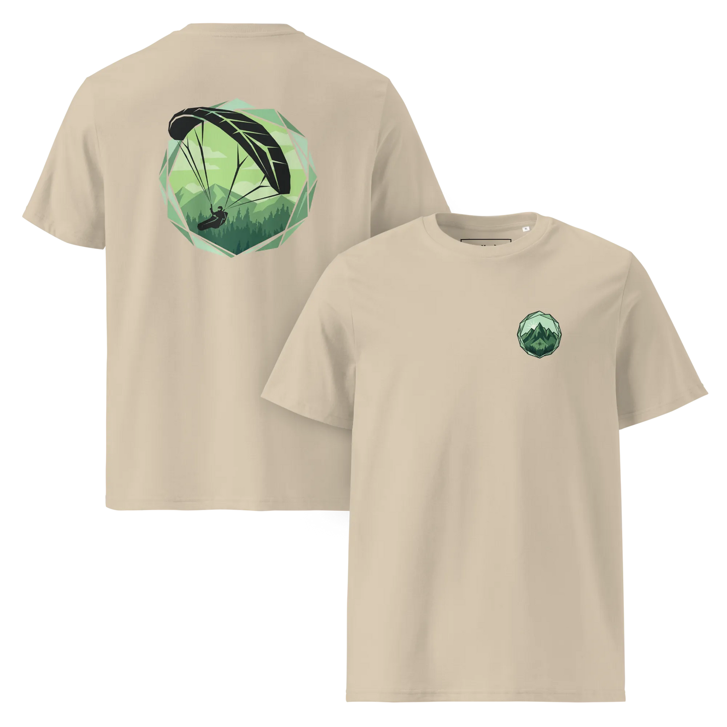 Paragliding Bio T-Shirt – Green Glider