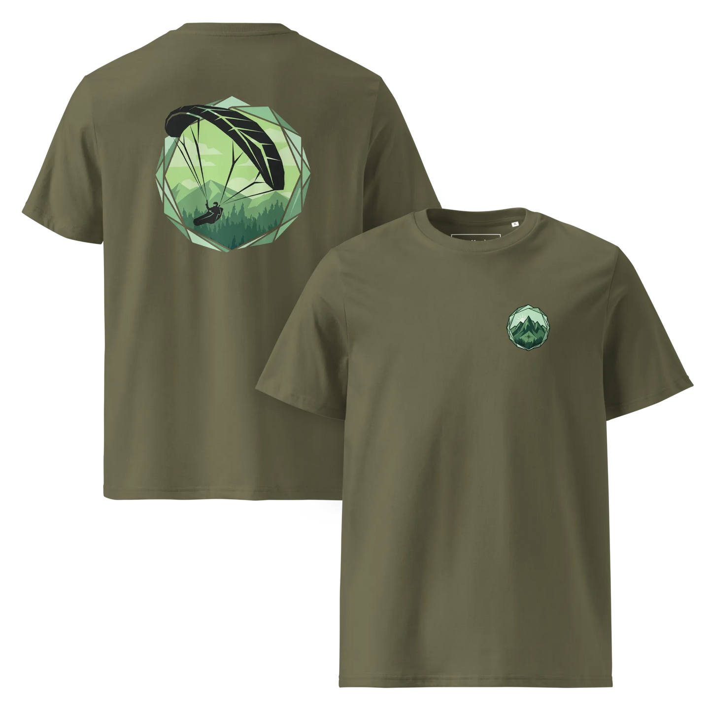 Paragliding Bio T-Shirt – Green Glider