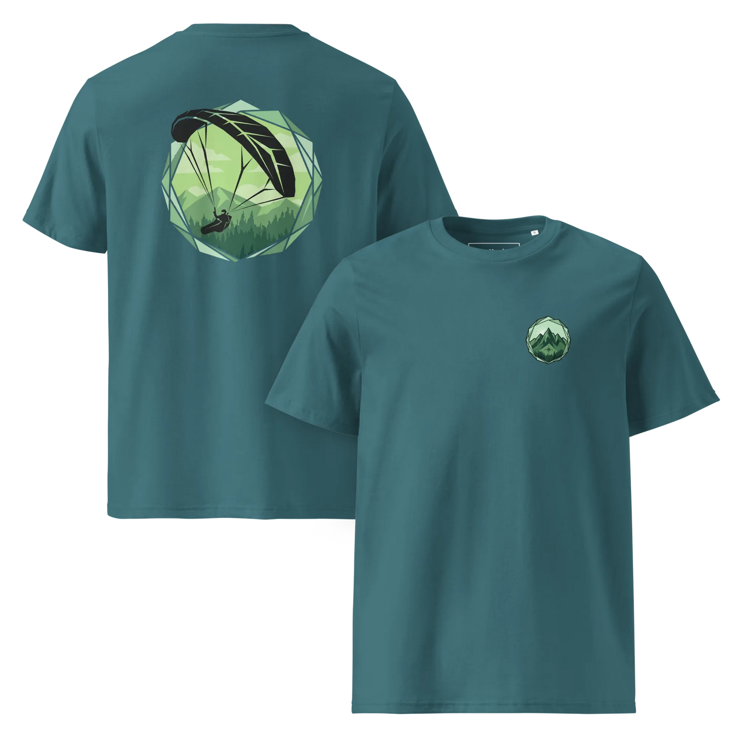 Paragliding Bio T-Shirt – Green Glider