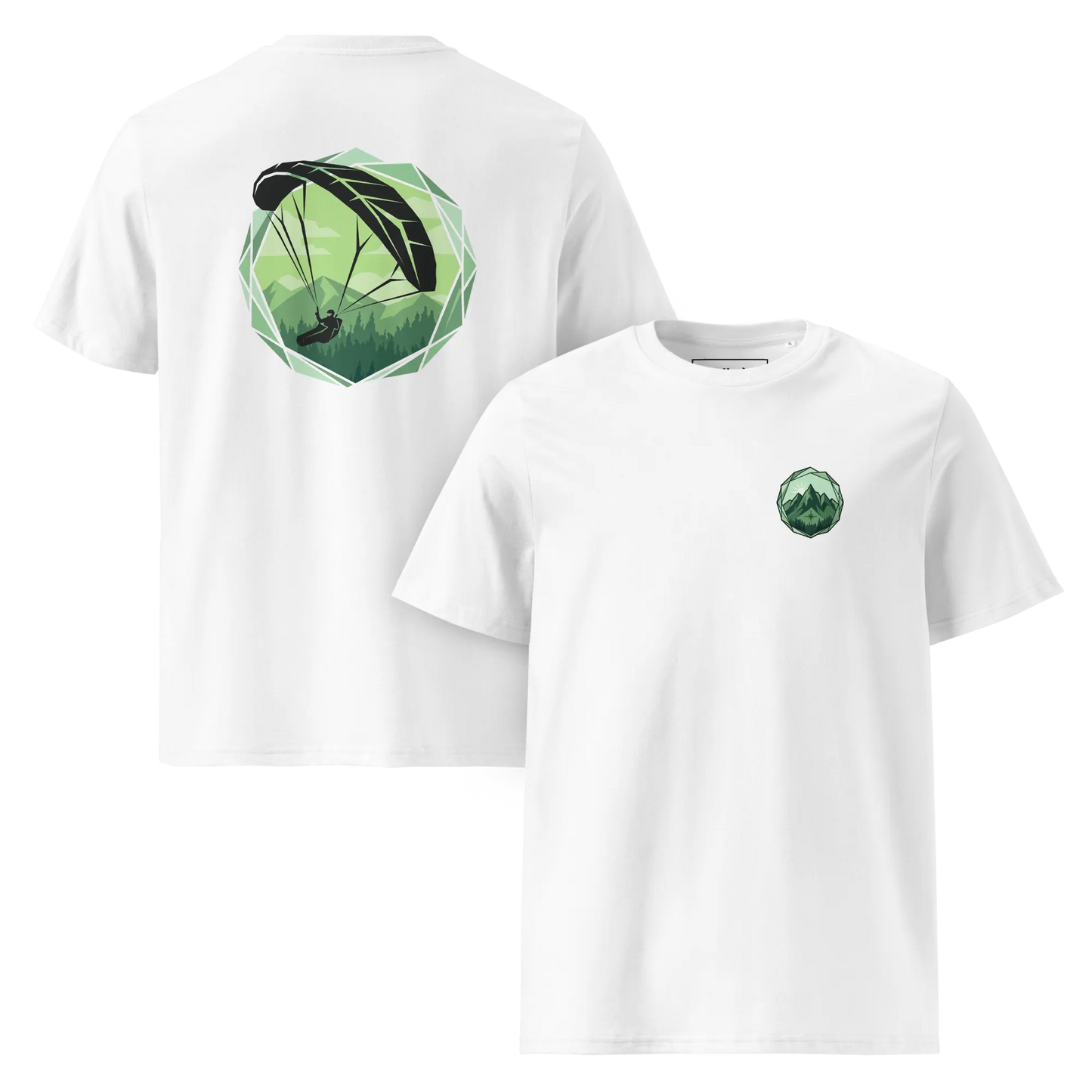 Paragliding Bio T-Shirt – Green Glider