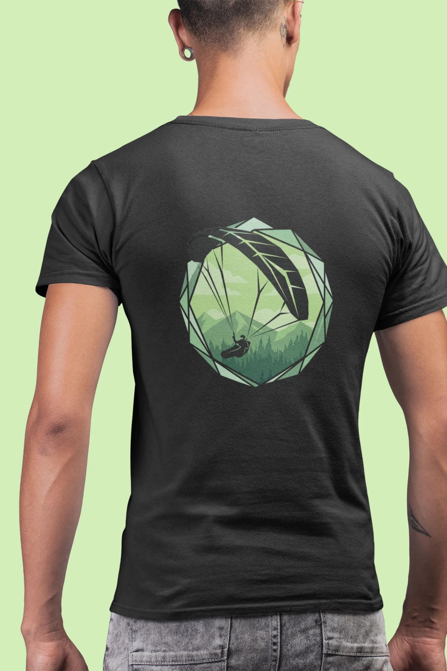 Paragliding Bio T-Shirt – Green Glider